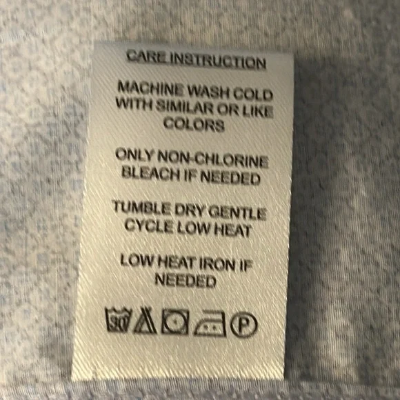 Limited Collection Denim & Flower Small Blue Long Sleeves - Picture 5 of 6